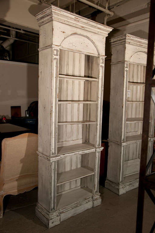 Pair of Swedish Painted Bookcases 2
