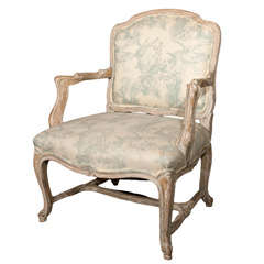 Vintage French Louis XV Style Fauteuil by Jansen