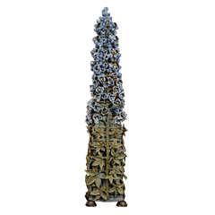 Ceramic Tower Sculpture by Matthew Solomon