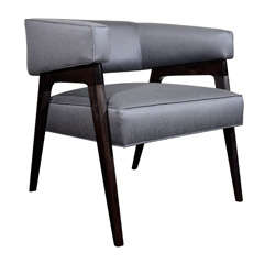 Modernist Sculptural  Mid Century Modernist Arm Chair