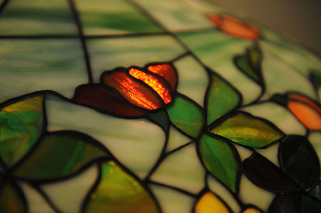 Very Colorful Leaded Glass Floor Lamp 1