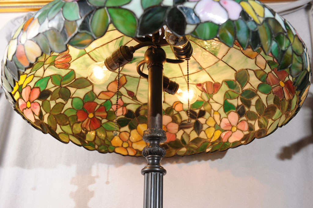 Very Colorful Leaded Glass Floor Lamp 3