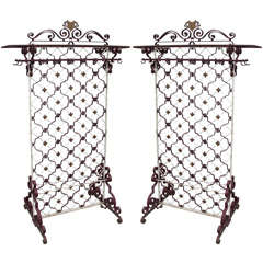 Two End of 19-Early 20th Century Oversize Coat Stands