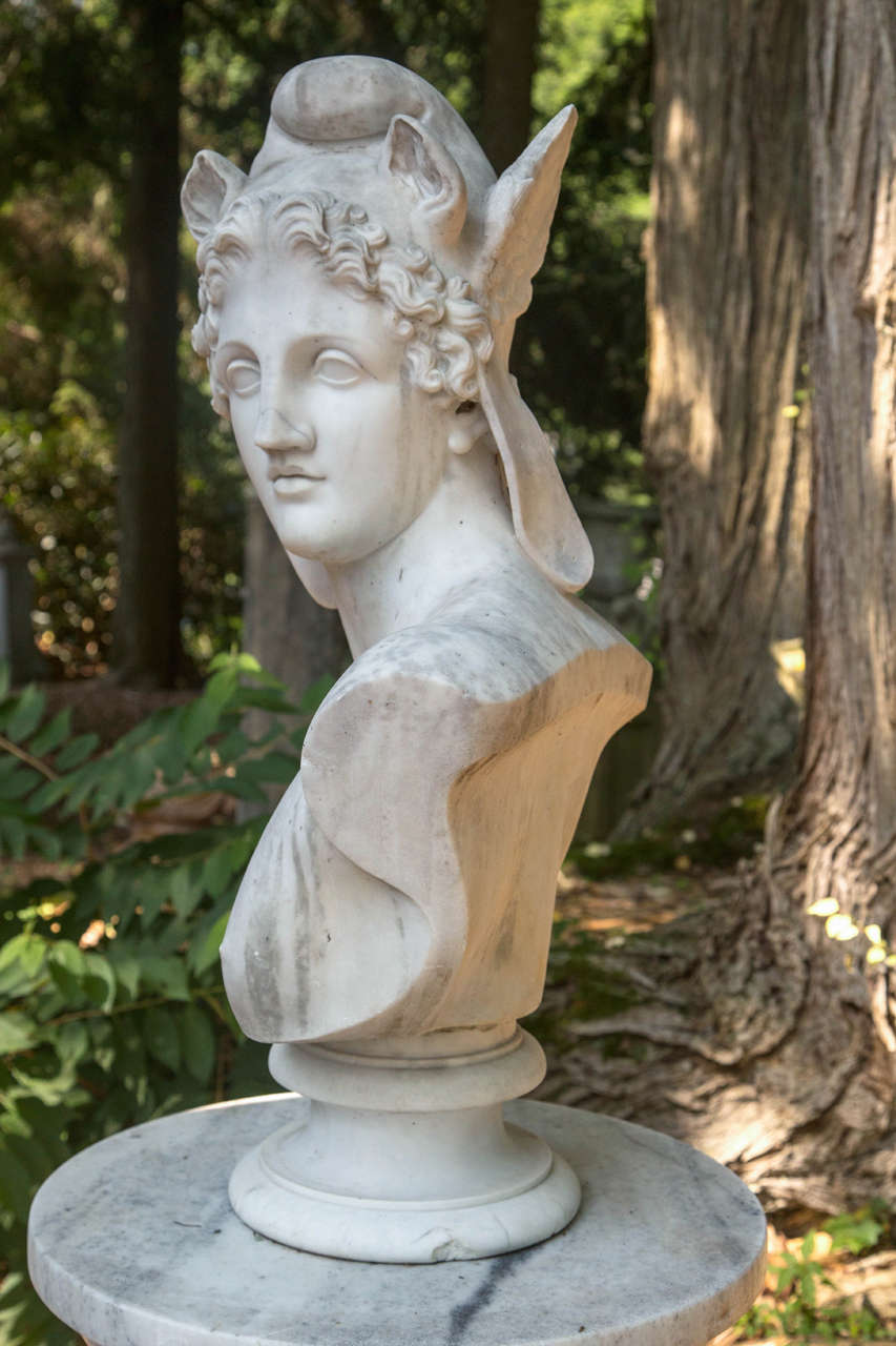 20th Century Heroic Marble Bust