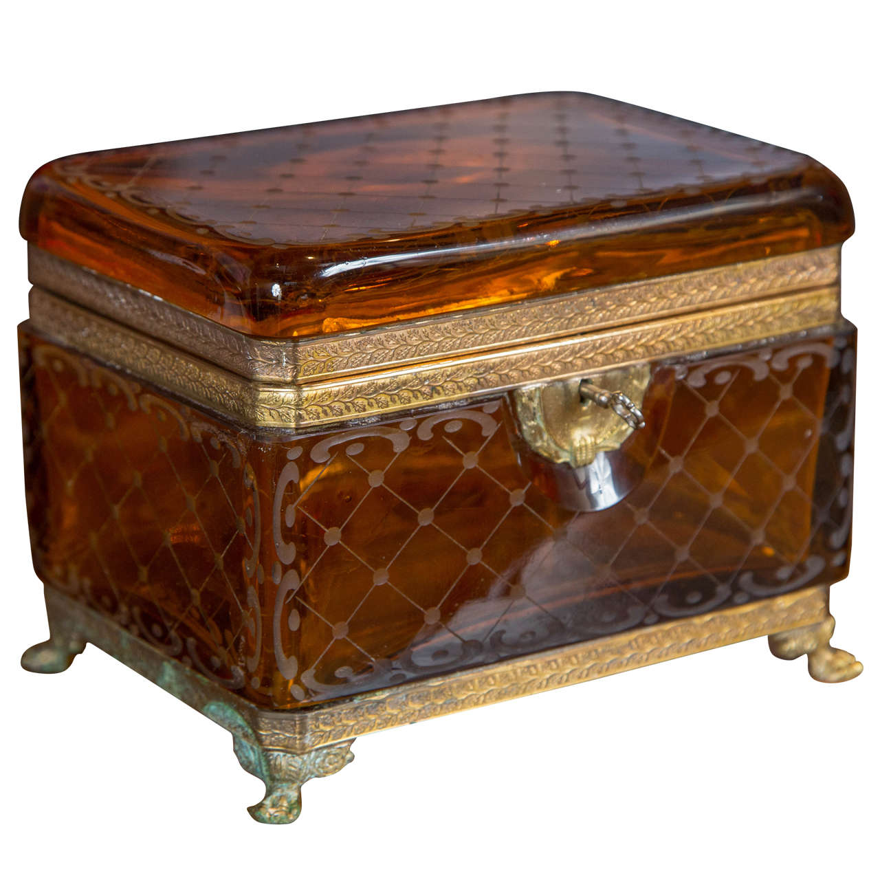 19th Century Amber Box
