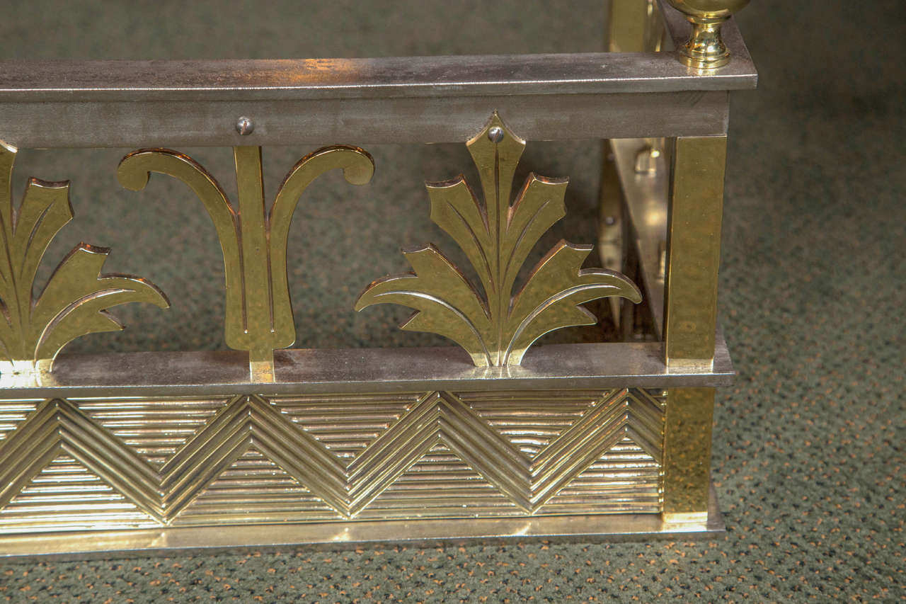 Art Deco Fire Fender For Sale at 1stDibs