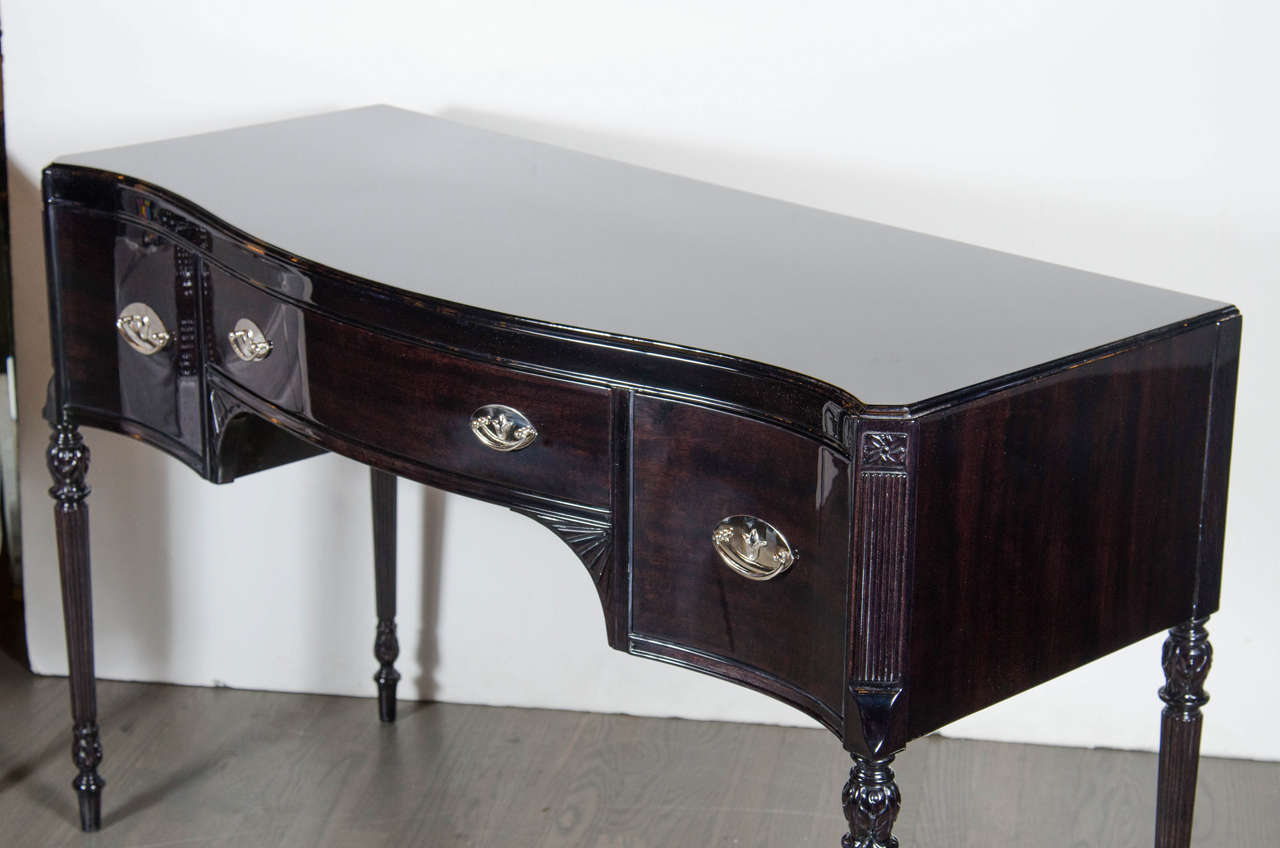 Mid-20th Century Elegant 1940s Hollywood Vanity or Writing Table by Grosfeld House