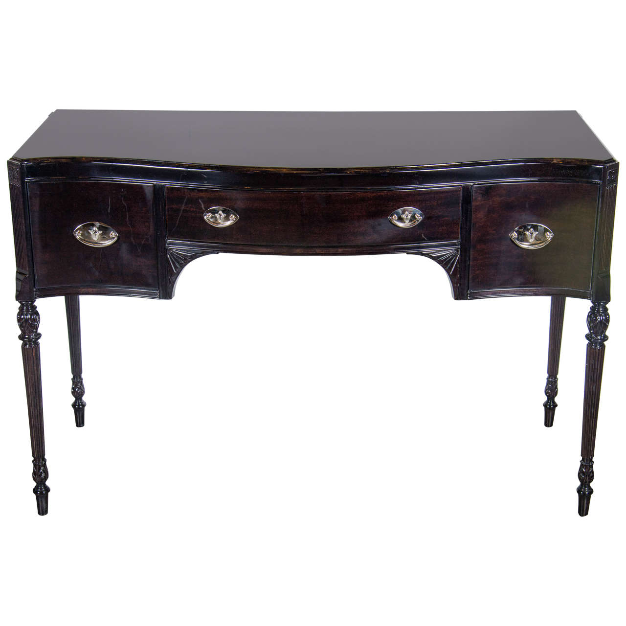 Elegant 1940s Hollywood Vanity or Writing Table by Grosfeld House