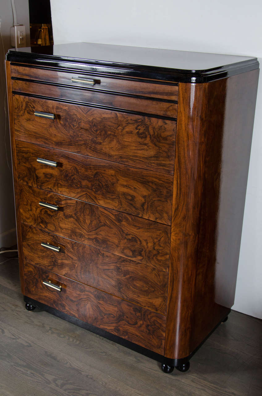 Streamlined Art Deco High Chest in the manner of Donald Deskey 2