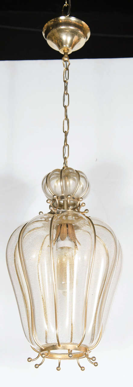 Medioevo, Soffiato a mano Lampadario a sospensione in vetro di Murano di Barovier&Toso