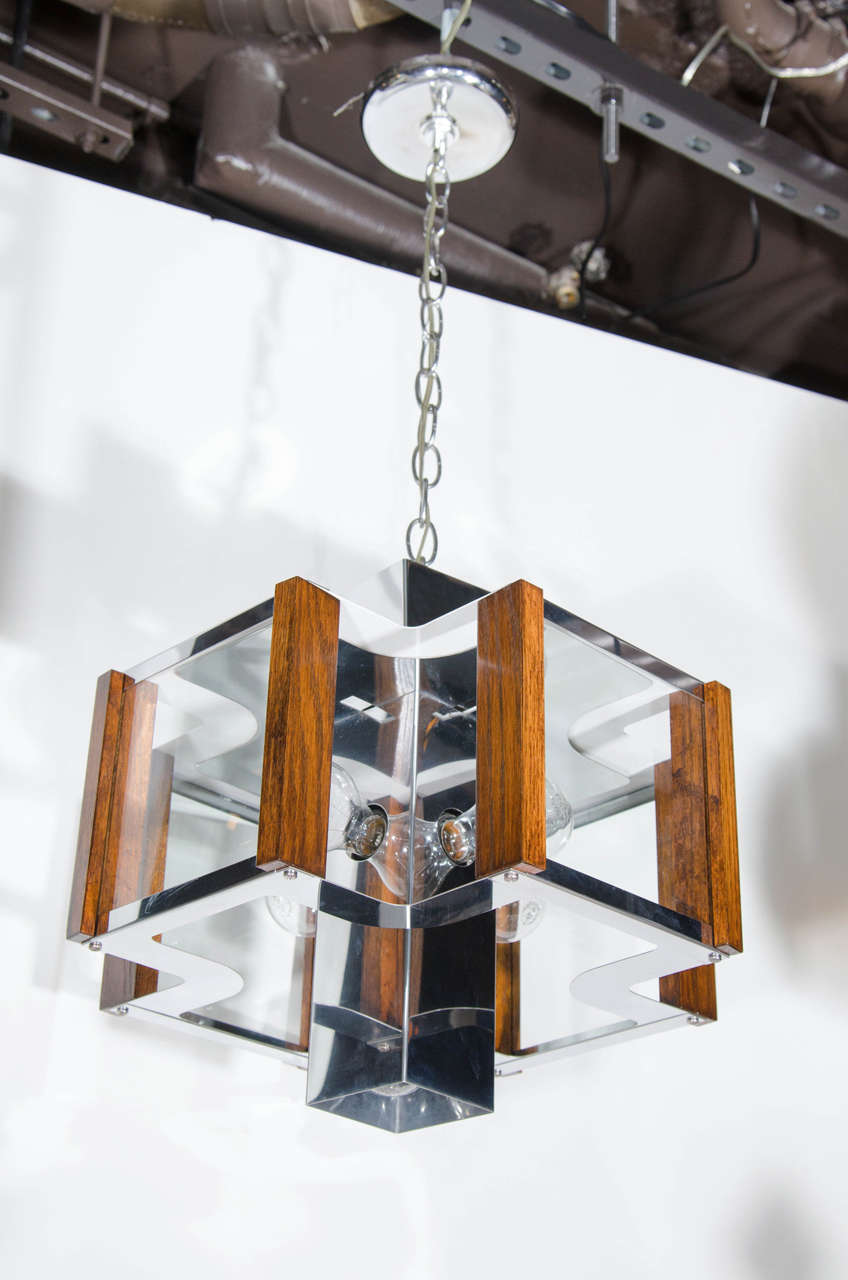 Mid-Century Modern Architectural Light Fixture Designed by Frederick Ramond