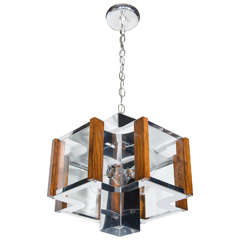 Vintage Mid-Century Modern Architectural Light Fixture Designed by Frederick Ramond