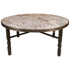 Large Marble Top Cocktail Table