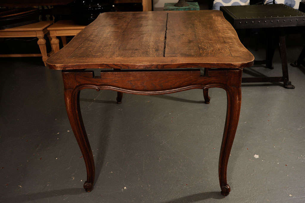 French Dining Table with Extension For Sale 2