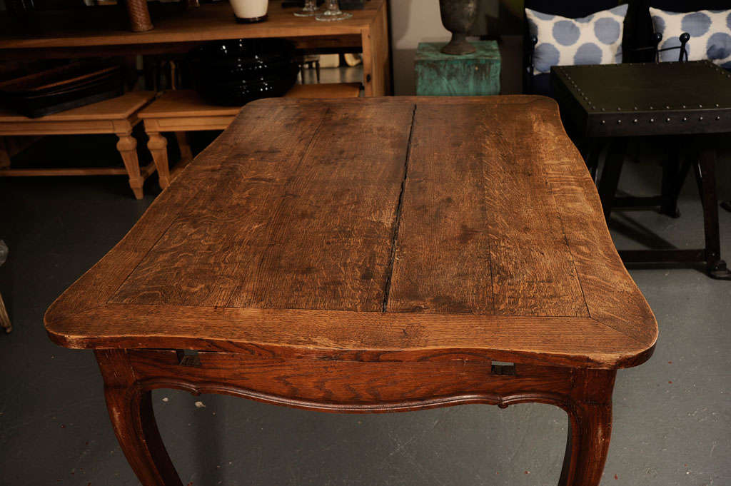 French Dining Table with Extension For Sale 4