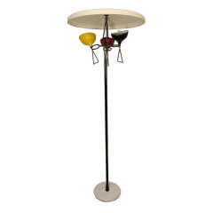 Vintage Unusual 3-Light Floor Lamp by Stilnovo