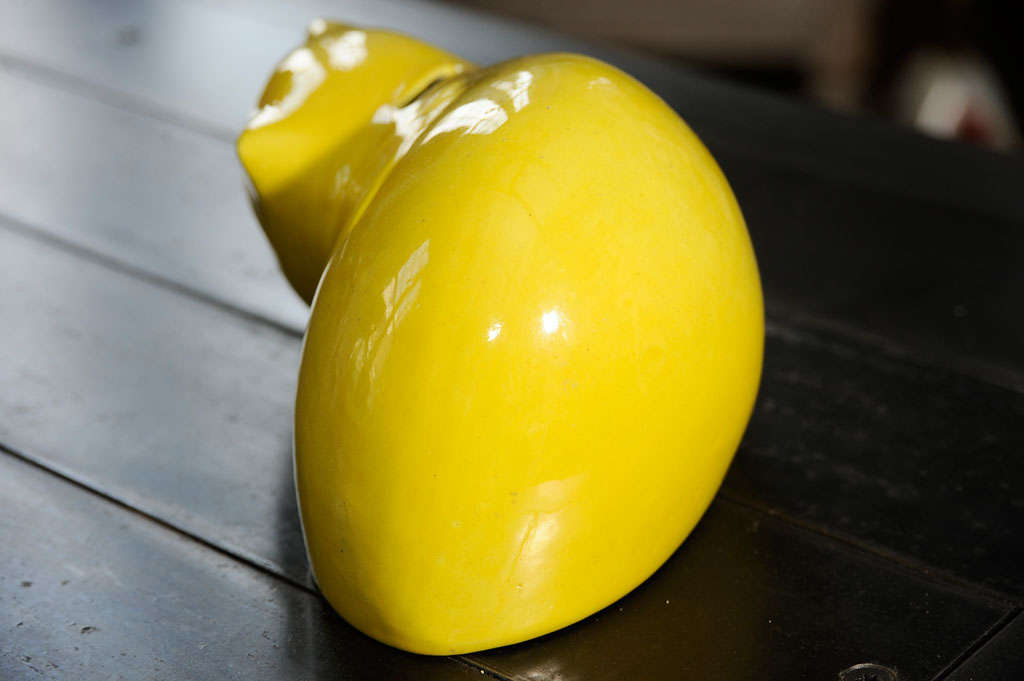 Pottery Baldelli's yellow cat bank