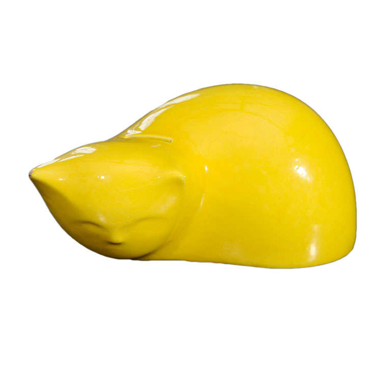 Baldelli's yellow cat bank