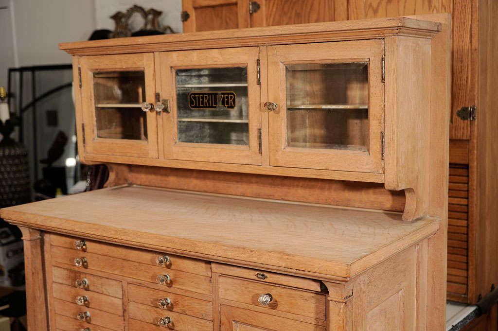 Wood Turn of the century Dental Cabinet