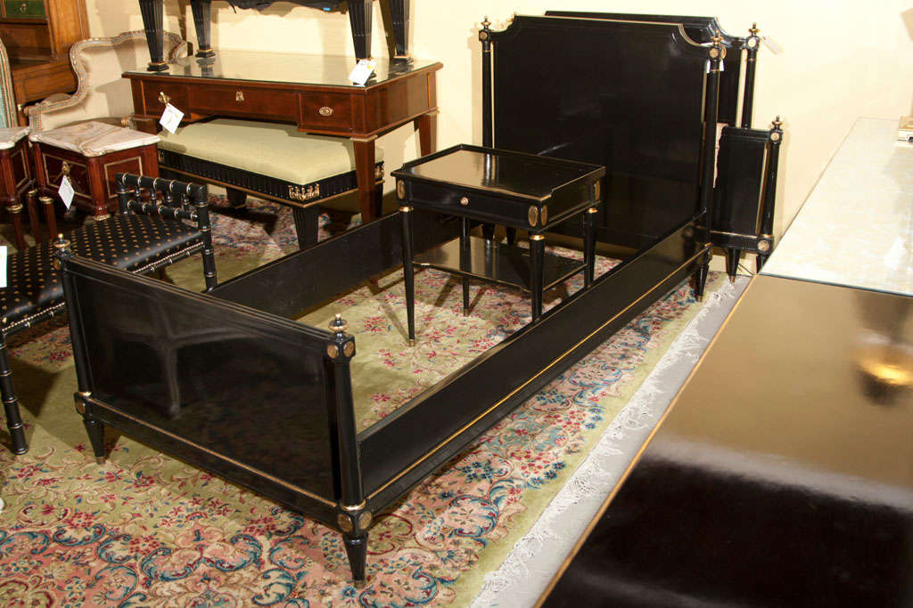 Ebonized Bedroom Suite Stamped Jansen