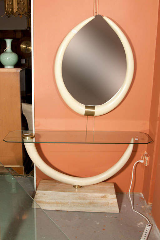 Tusk Mirror & Console
