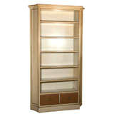 Painted Bookcase Stamped Jansen