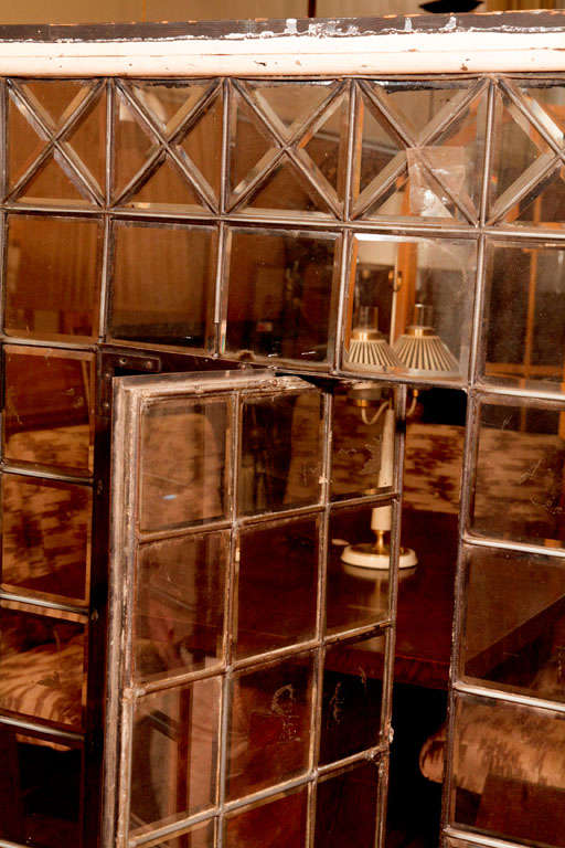 American Large Leaded Glass Windows For Sale