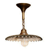 Glass Sunflower Pendant Fixture