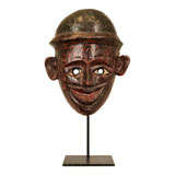 Ritual Tribal Mask on Stand