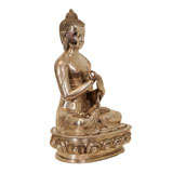 Vintage Silver Seated Buddha on Lotus