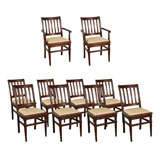 Antique Set of Ten Chairs
