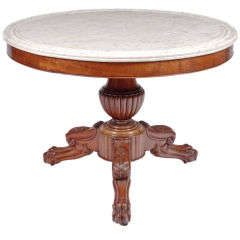 French Mahogany Center Table 9