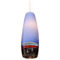 1960's hand blown glass Venini pendant-Massimo Vignelli 3