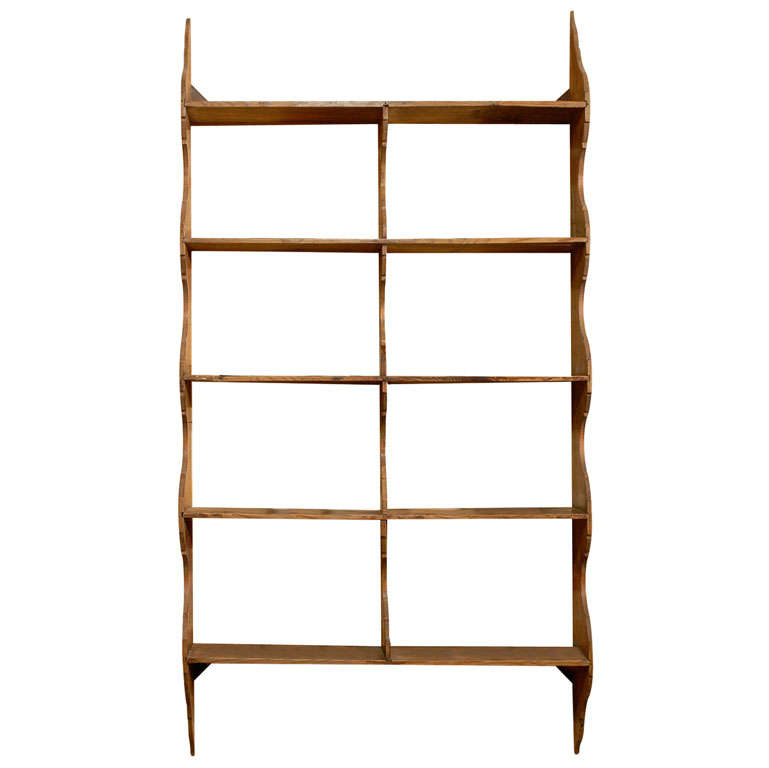 Hanging Etagere with Scalloped Edges at 1stDibs