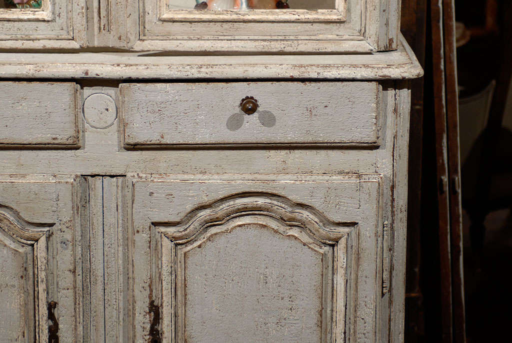 French Painted Buffet a Deux Corps 2