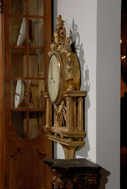 Giltwood Swedish Cartel Clock