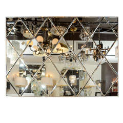 Hollywood Diamond Panel Mirror