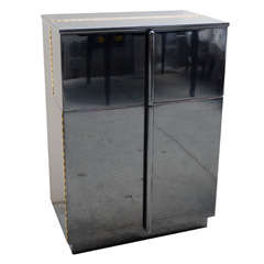 Art Deco Streamline Bar Cabinet