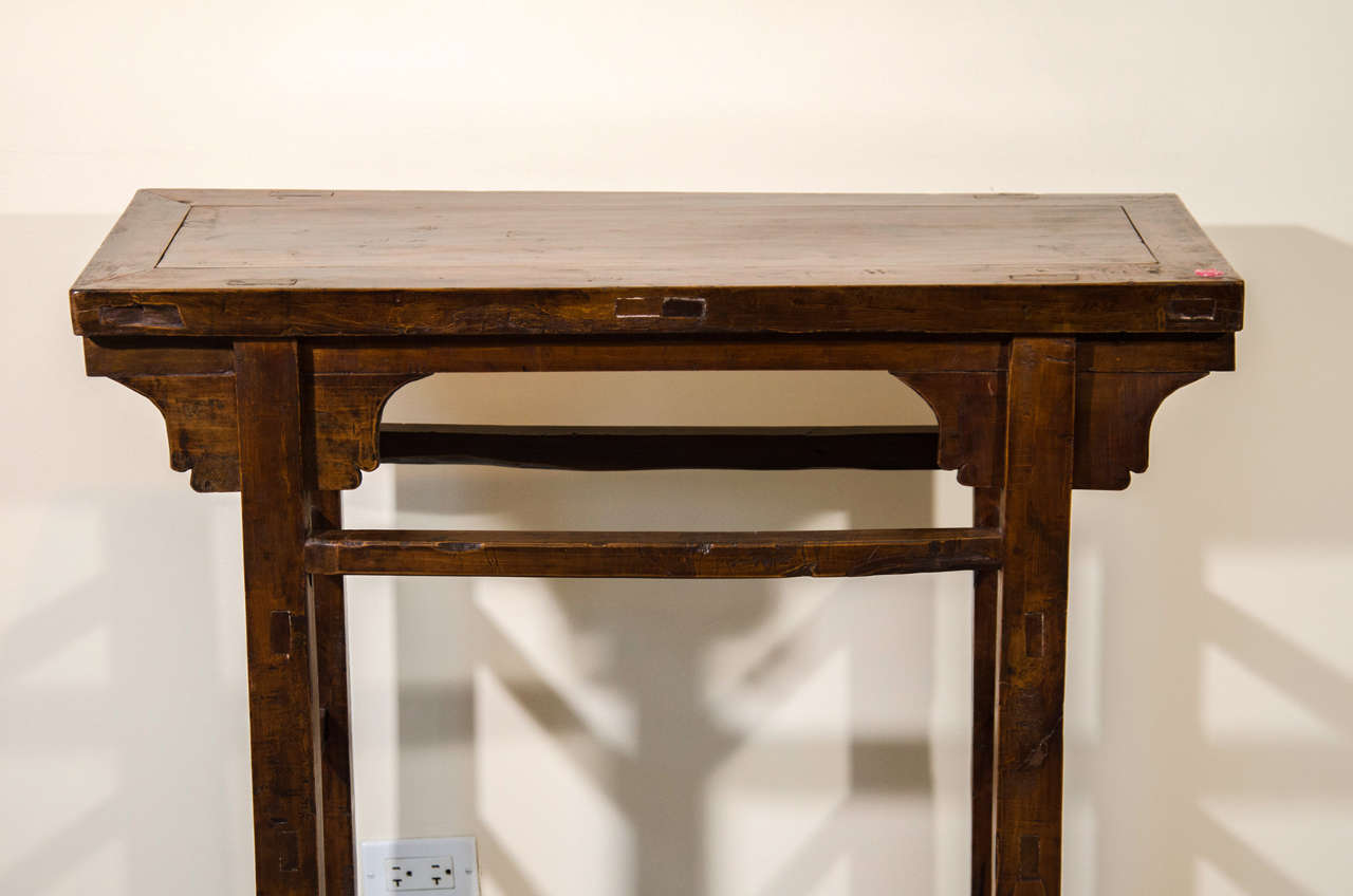 Chinese Antique Walnut Console