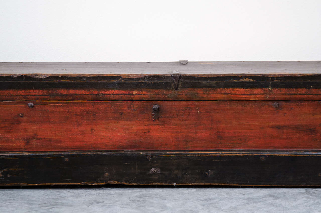 19th Century Chinese Scroll Box In Good Condition For Sale In New York, NY