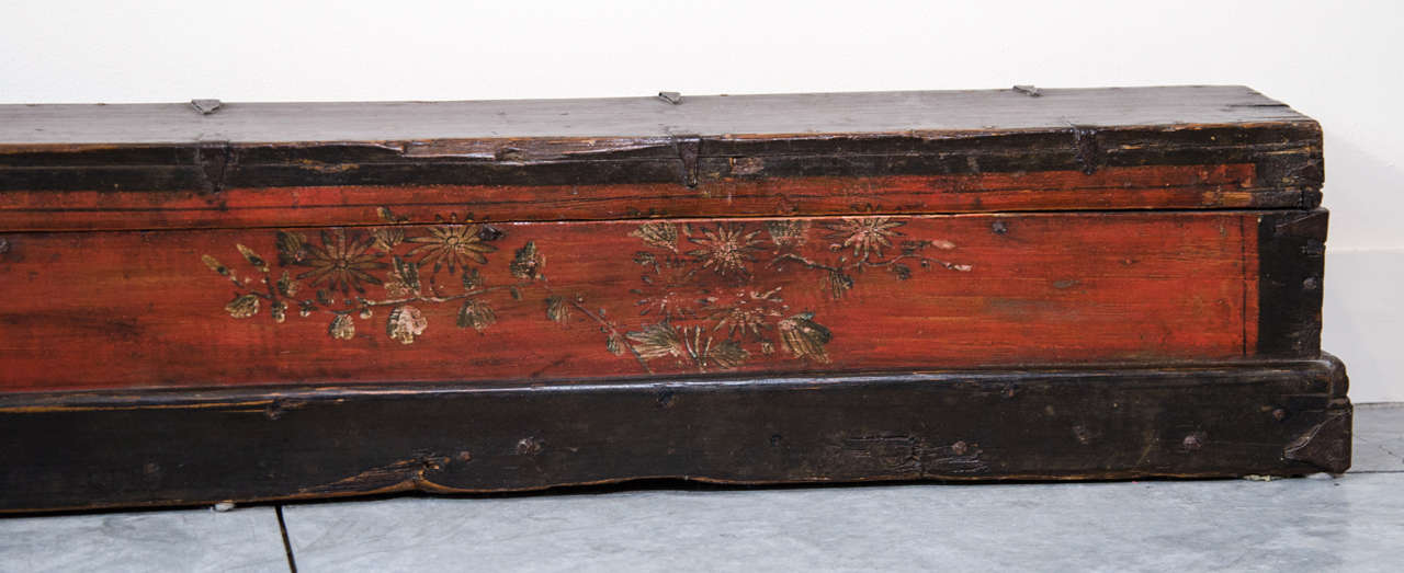 19th Century Chinese Scroll Box For Sale 1