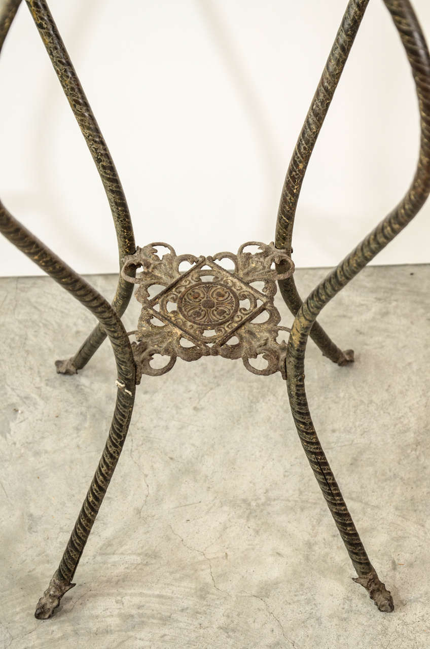 20th Century Pair of Iron Flower Stands For Sale
