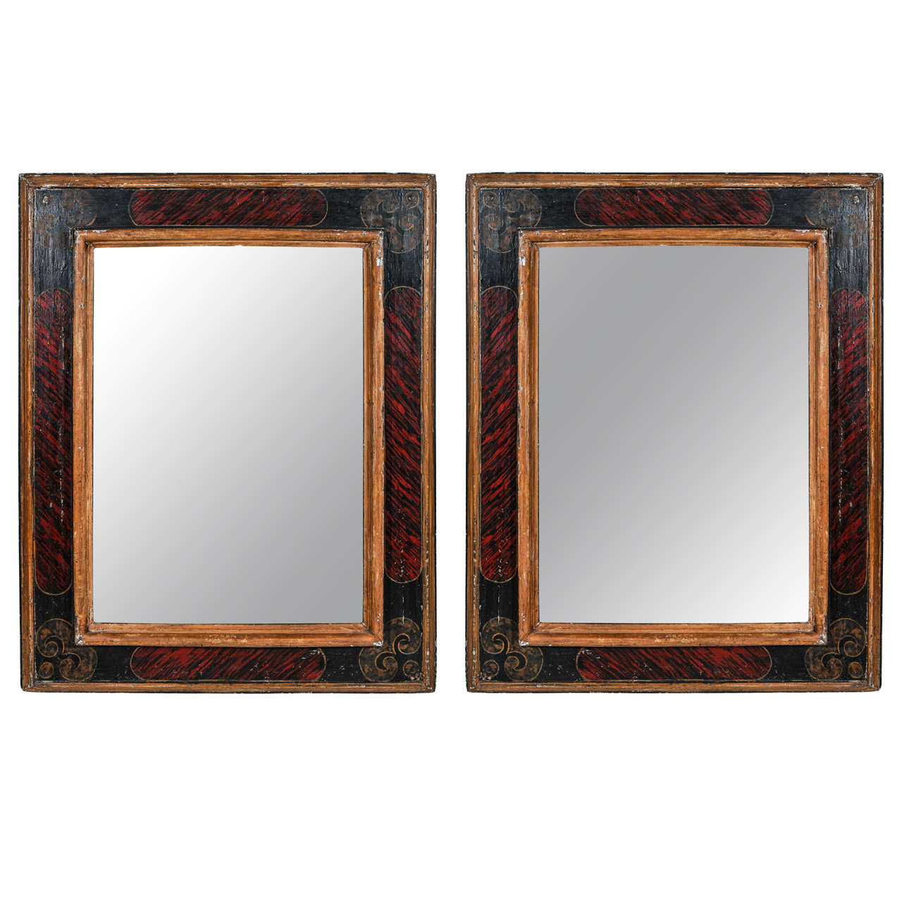Tuscan Frames with Mercury Glass Mirrors