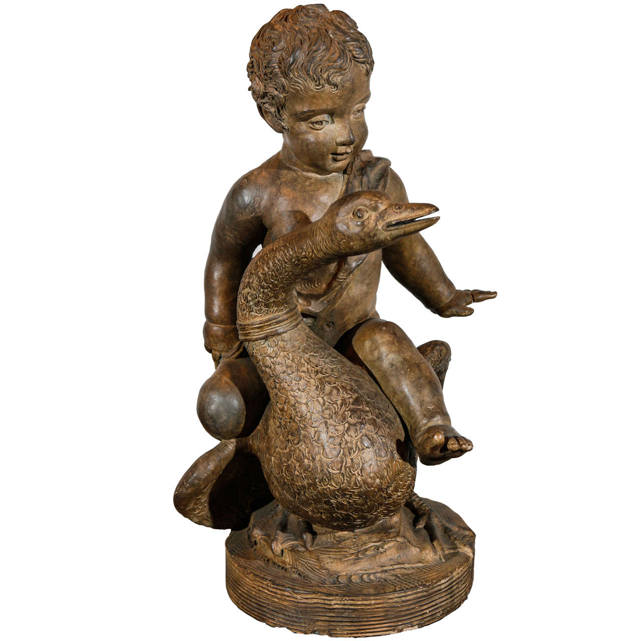 19th Century French Terracotta Sculpture For Sale at 1stDibs