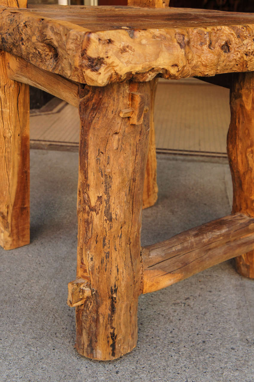 A Set of Large Scale Rustic Chairs 1