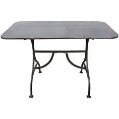 French Metal Bistro Table
