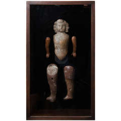 18th Century Mexican Terracotta Doll Statue