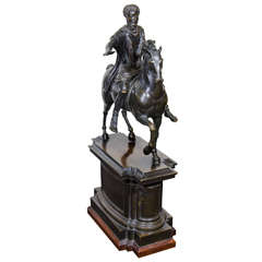 19th Century Grand Tour Bronze Sculpture of Marcus Aurelius
