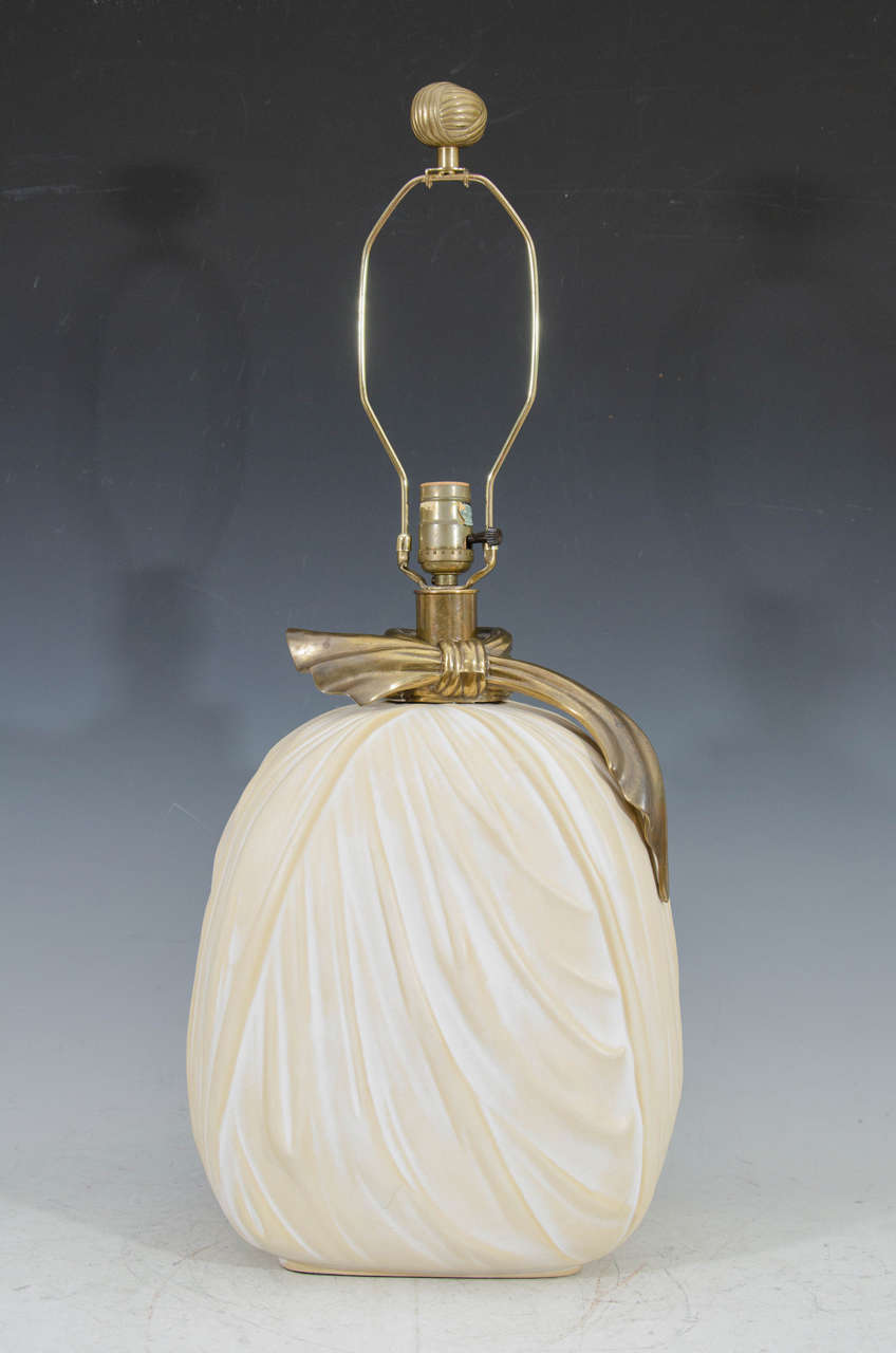 Vintage Pair of Large Hollywood Regency Style Chapman Table Lamps