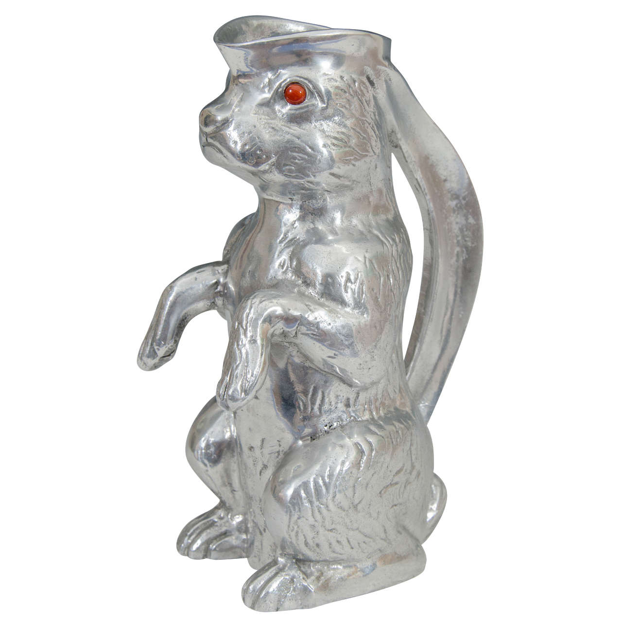 20th Century Arthur Court Pitcher in the Shape of a Rabbit